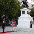 Minnesmerket er dedikert Chiles landsfader, frigjøringshelten Bernardo O'Higgins. Foto: Heiko Junge, NTB scanpix